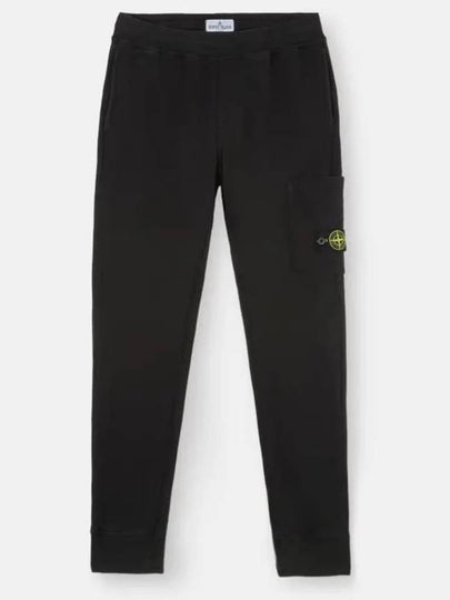 Kids Compass Logo Patch Training Jogger Track Pants Black - STONE ISLAND - BALAAN 2