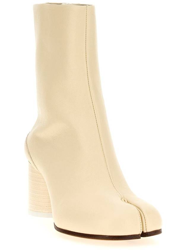 Tabi Lambskin Ankle Middle Boots Ivory - MAISON MARGIELA - BALAAN 3