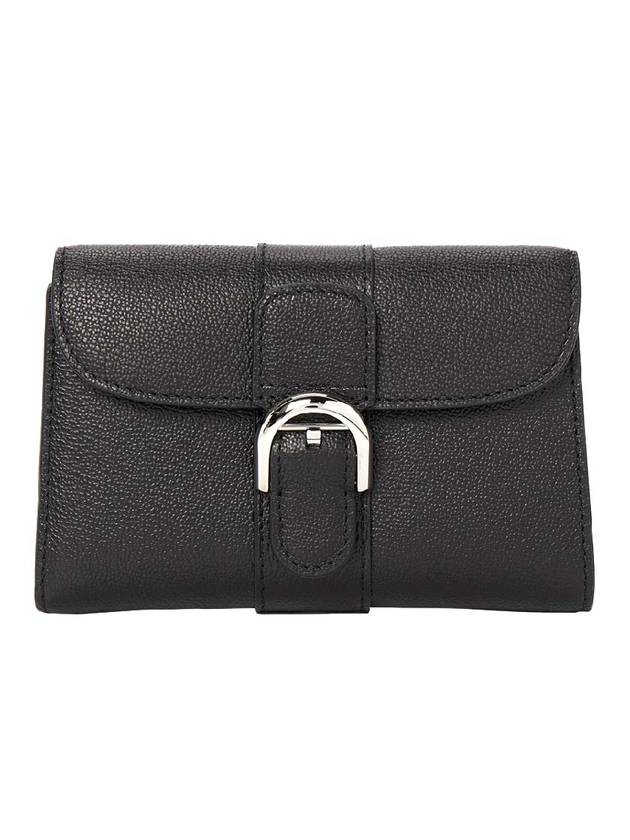 Brillant Compact Half Wallet Black - DELVAUX - BALAAN 1