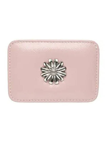 Daisy Slim Mini Transportation Card Wallet Baby Pink - LE MASQUE - BALAAN 1