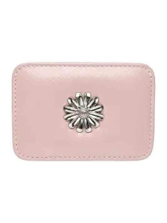 Daisy Slim Mini Transportation Card Wallet Baby Pink - LE MASQUE - BALAAN 1