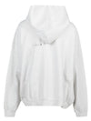 Logo Large Fit Hoodie White - BALENCIAGA - BALAAN 3