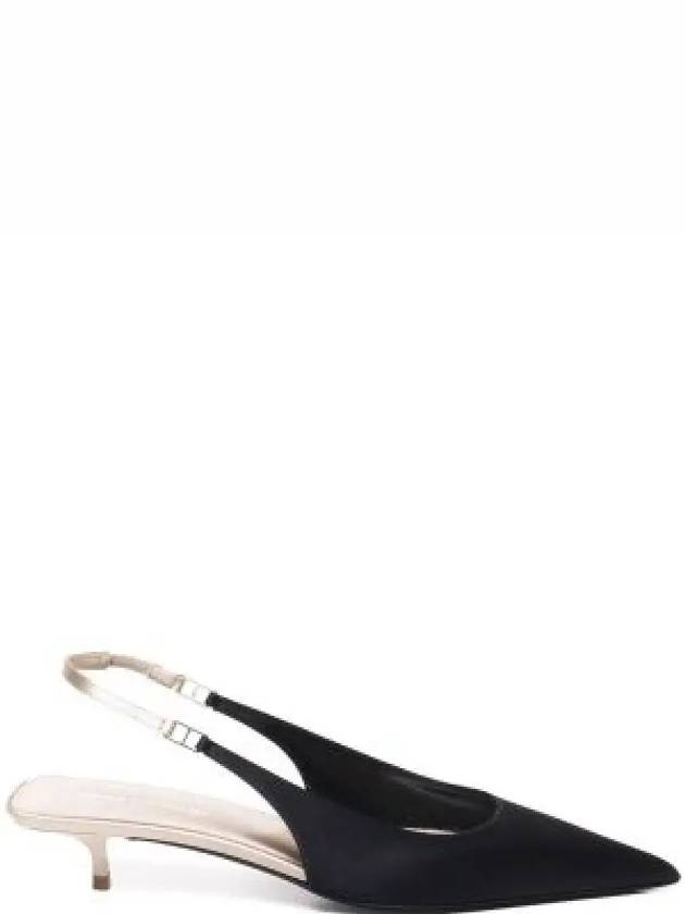 Women's Cherish Sling Back Pumps Heels Black - SAINT LAURENT - BALAAN 2