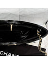 31 Bag Season Bag New Mini Glossy Calfskin Gold Black - CHANEL - BALAAN 8