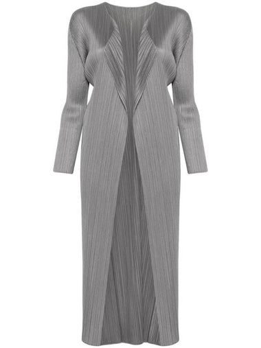 Women s PLEATED LONG cardigan PP48JA10912 - ISSEY MIYAKE - BALAAN 1