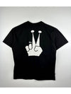 AU Australia PEACE CROWN TShirt ST037005 Pigment Black MENS - STUSSY - BALAAN 2