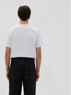 Box Logo Short Sleeve T-Shirt White - MSGM - BALAAN 10