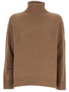 Tahiti Knit Turtleneck Brown - MAX MARA - BALAAN 1