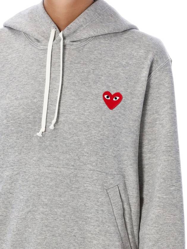 Comme Des Garçons Play Red Heart Patch Hoodie - COMME DES GARCONS PLAY - BALAAN 3