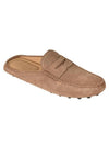 Gommino Bubble Suede Bloafers Beige - TOD'S - BALAAN 3