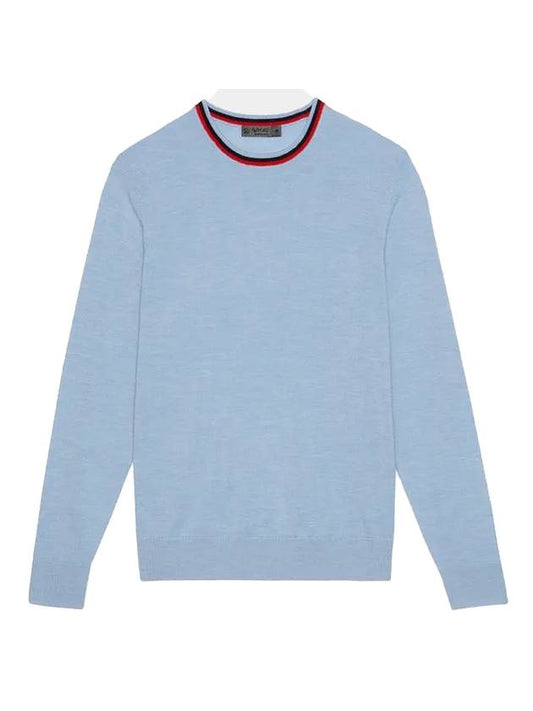 Crew Neck Merino Wool Sweater Sky - G/FORE - BALAAN 1