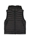 D.D. Shell Goggles Down Vest Black - CP COMPANY - BALAAN 4