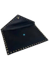 P0P56 BOL 0NO Rockstud Clutch Bag Black - VALENTINO - BALAAN 3