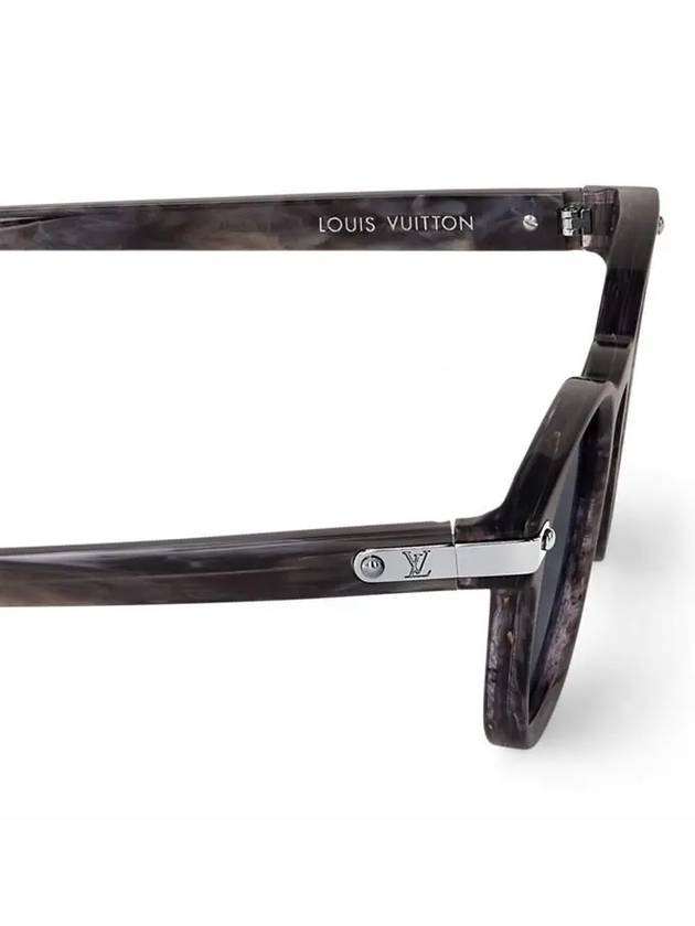 LV Signature Square Round Sunglasses Grey - LOUIS VUITTON - BALAAN 2