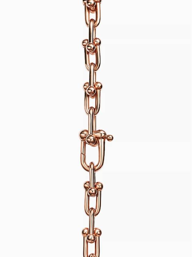 Tiffany Hardware Small Link Bracelet Rose Gold - TIFFANY & CO. - BALAAN 3