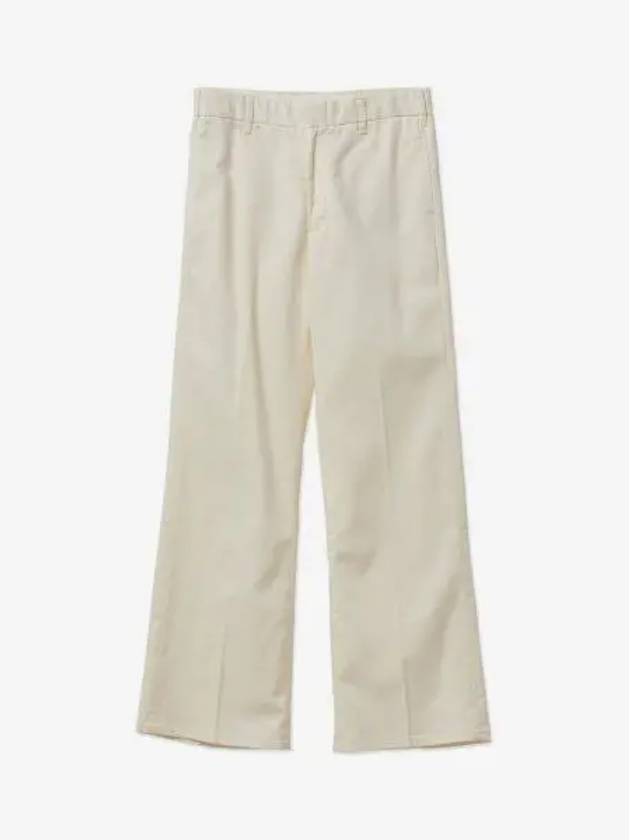 REDONE Super Wide Cut Trousers Pants Ivory 43620WSWTROUIVORY - RE/DONE - BALAAN 1