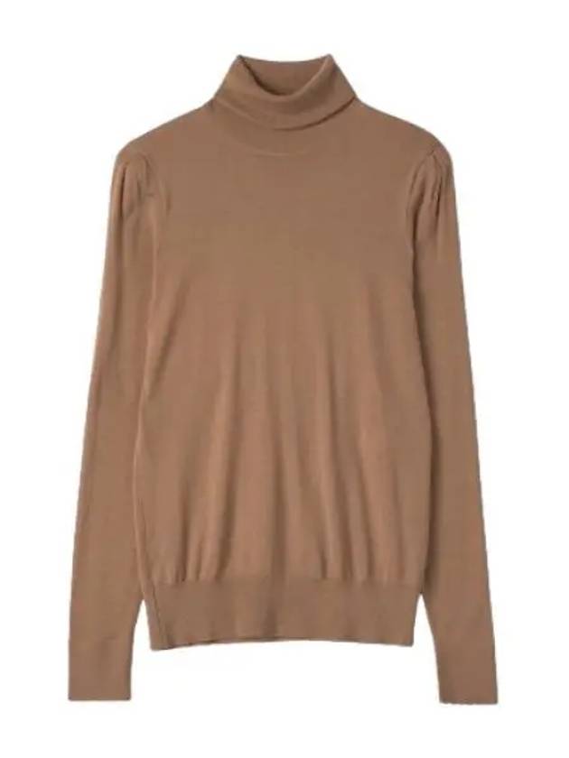 Scallop turtleneck knit brown - CHLOE - BALAAN 1