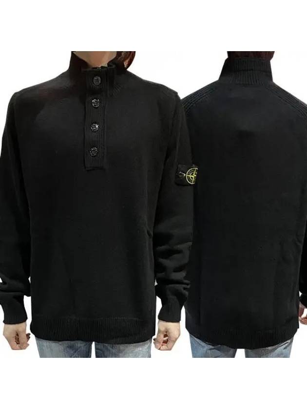 Wappen patch half zip up button knit 33658347 270053 1095728 - STONE ISLAND - BALAAN 1