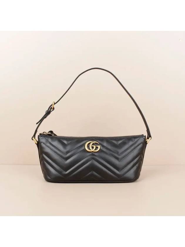 GG Marmont Shoulder Bag Black - GUCCI - BALAAN 2