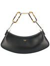 O Lock Swing Shoulder Bag Black - FENDI - BALAAN 1