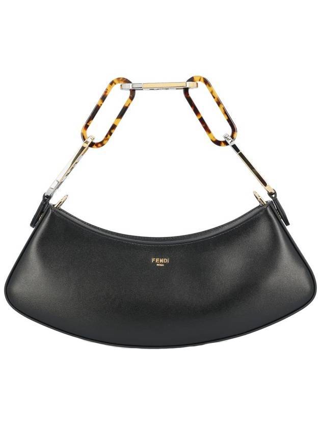 O Lock Swing Shoulder Bag Black - FENDI - BALAAN 1