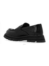 Buckle Leather Loafers Black - ALEXANDER MCQUEEN - BALAAN 5