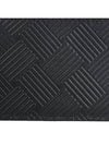 Weaving Pattern Zipper Card Wallet Black - BOTTEGA VENETA - BALAAN 7