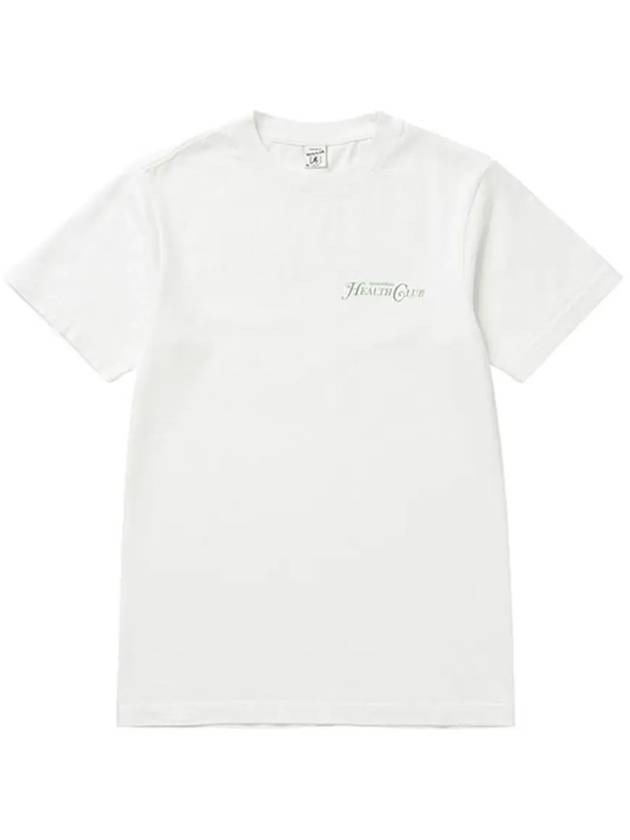 Rizzoli Logo Print Cotton Short Sleeve T-shirt White - SPORTY & RICH - BALAAN 4