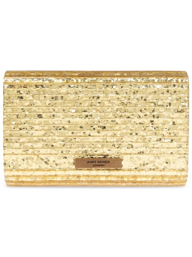 Kurt Geiger Clutch ‘Party Eagle’, Women's, Gold - KURT GEIGER - BALAAN 3