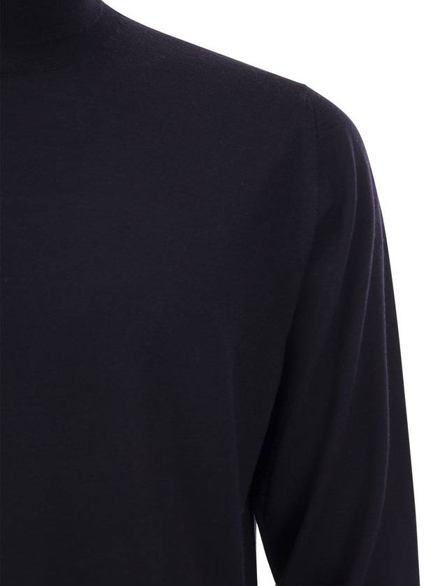 Men s Classic Turtleneck Navy - FEDELI - BALAAN 5