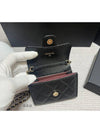 Classic Gold Hardware Grained Calfskin Chain Wallet  Black - CHANEL - BALAAN 6