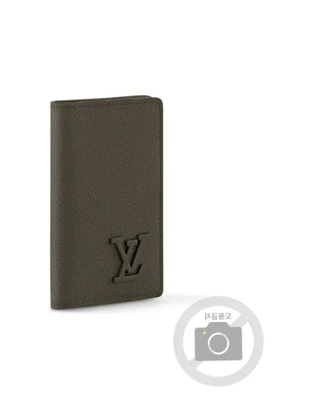 Aerogram Pocket Organizer Card Wallet Black - LOUIS VUITTON - BALAAN 4