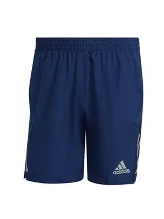 Own The Run 7 Inch Shorts Navy - ADIDAS - BALAAN 1