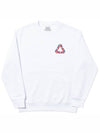 Split P3 Crew Neck White SPLIT P3 CREW - PALACE - BALAAN 2