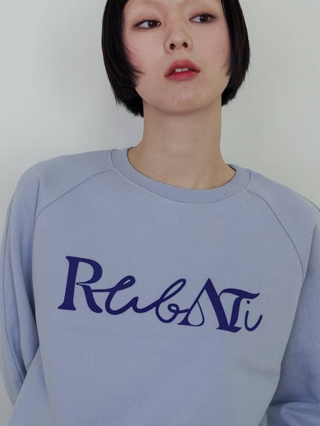 Lettering Logo Sweatshirt DAWN BLUE - RUBATI - BALAAN 5