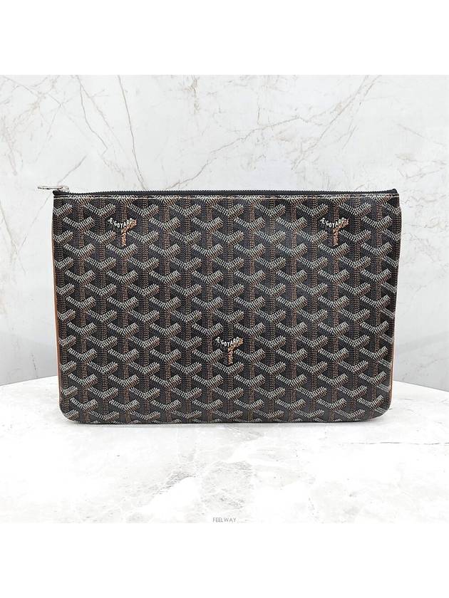 Lux You Senna Clutch Bag MM Black Tan - GOYARD - BALAAN 3