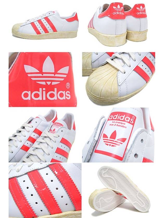 01D65534OriginalSuperstar 80S VintageWhite Neon Orange - ADIDAS - BALAAN 3