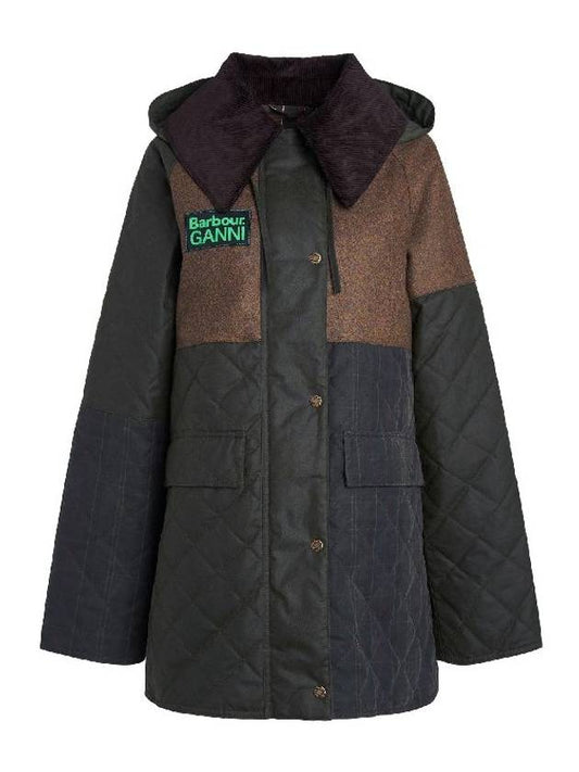 Burghley Quilting Jacket Olive - BARBOUR - BALAAN 2