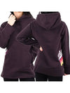 Rainbow Burgundy Over Hooded Sweatshirt - GOLDEN GOOSE - BALAAN 1