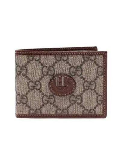 Interlocking G Mini Half Wallet Beige - GUCCI - BALAAN 2