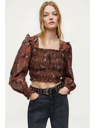 Pria Viola Top WM036X 5604 Brick - ALLSAINTS - BALAAN 1