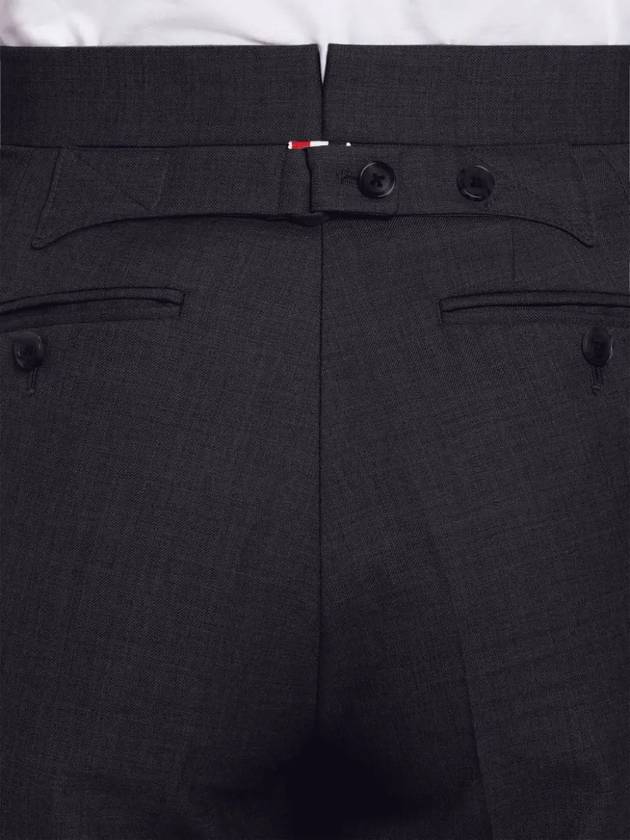 Men's Signature Classic Wool Suit Black - THOM BROWNE - BALAAN 5