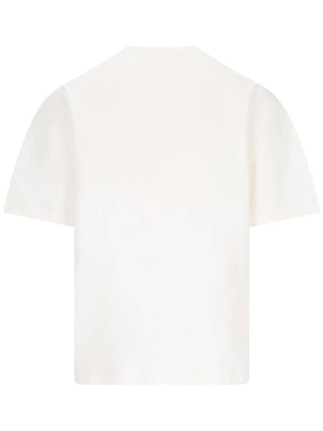 Men's Logo Cotton Short Sleeve T-Shirt White - JIL SANDER - BALAAN 3