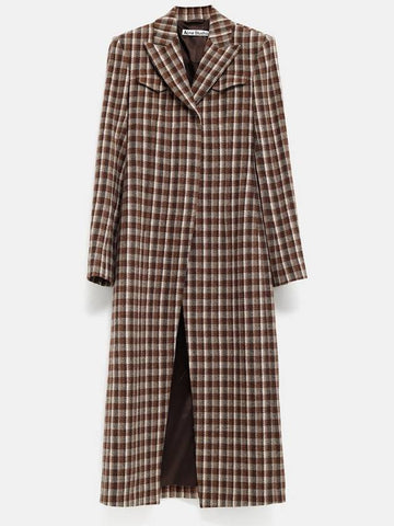 Checked Coat - ACNE STUDIOS - BALAAN 1