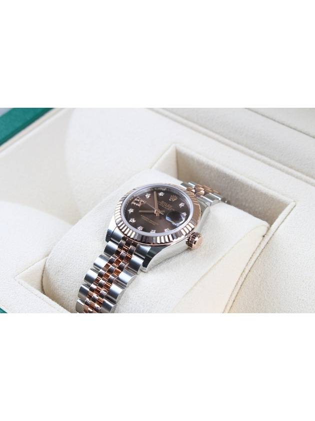 Dayjust 28 Choco Board Combi 10P Star Diamond 24 Years - ROLEX - BALAAN 6