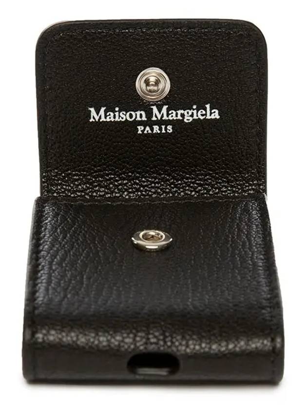 Logo Airpod Holder Case Black - MAISON MARGIELA - BALAAN 4