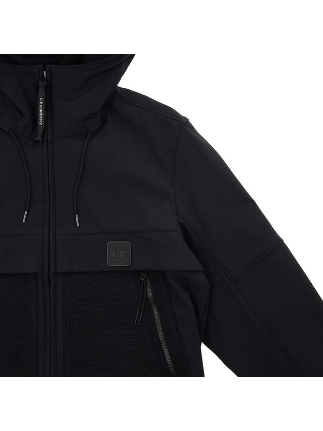 Men's Metropolis Shell Hooded Jacket Black - CP COMPANY - BALAAN 5