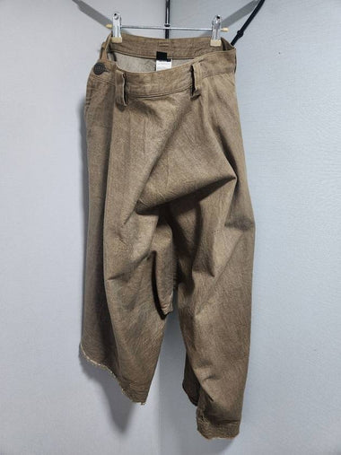 yohji yamamoto asymmetric avant garde skirt pants - YOHJI YAMAMOTO - BALAAN 1