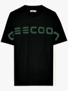 Logo point printed short sleeve t shirt GEE236 103 black - GEECOON - BALAAN 4