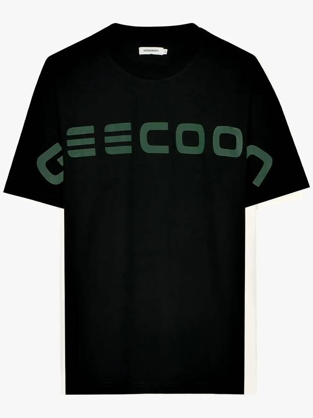 Logo point printed short sleeve t shirt GEE236 103 black - GEECOON - BALAAN 5